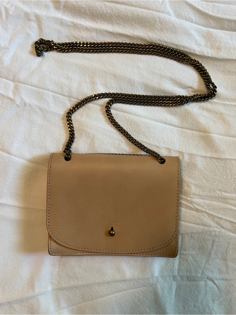 Madewell The Chain Leather Crossbody Bag